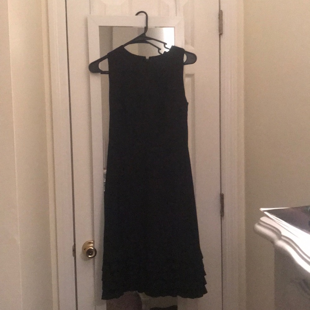 Black J. Crew fitted dress
